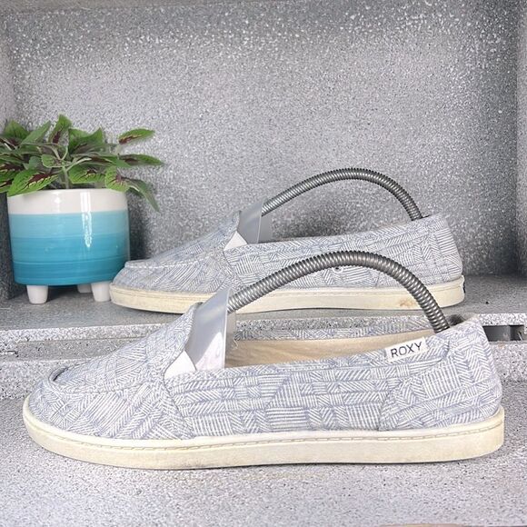 Roxy Minnow V Slip On Flats Loafers Sneakers Size 10 - Picture 1 of 7